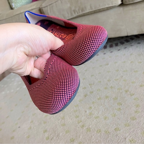 Rothy's Pink Flats Lightweight and Breathable - Picture 3 of 9
